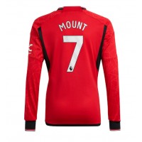 Koszulka piłkarska Manchester United Mason Mount #7 Strój Domowy 2023-24 tanio Długi Rękaw